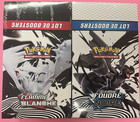 2 display de Bundle Pokemon flamme blanche et foudre noir EV 10.5
