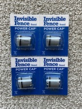 4 New Invisible Fence Power Cap Batteries