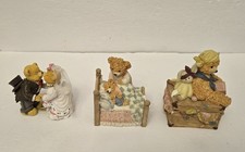 Bainbridge Bears Music Box Collection Lot of 2  Wedding Bears Not Music Box 