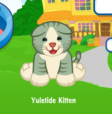 Webkinz Yuletide Kitten Virtual PET Adoption Code Only Messaged Webkinz Rare Cat