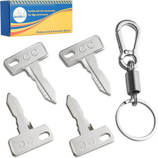 4 Pack Ignition Keys, Golf Cart Keys Replacement for Club Car DS 1982-Up, Preced