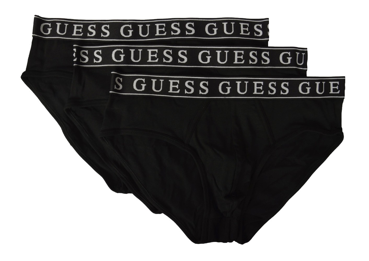 GUESS Herren-Slips 3er-Pack sichtbarer Gummibund Dreifach-Unterwsche Stretc 13390₽