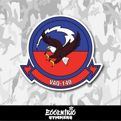 US Navy Electronic Attack Squadron 140 (VAQ-140) Vinyl Sticker