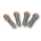 INCONEL TURBO STUD & COPPER LOCK NUT SET OF 4 - M8 X 1.25 X 55MM LONG