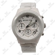 Michael Kors MK5161 Womens Runway Midsize Whi...