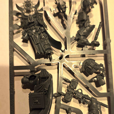Warhammer 40.000 Space Marines Dark Angels Gussrahmen/Sprue grau unbemalt