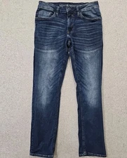 Buffalo David Bitton Mens 1972 Ash-x Slim Fit Blue Jeans Size 32x30 Stretch