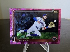 2025 Topps Update Series Pink Diamante Foil Kevin Pillar US311 Texas Rangers MLB