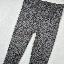 SPANX Leggings Seamless Leopard Cheetah Animal Print Womens Medium