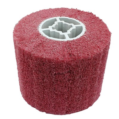 120 Grit Surface Conditioning Tool Drum Non-Woven Wire Drawing Flap Wheel,... 