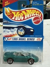 Hot Wheels 1995 Model Series 8/12 - CAMARO CONVERTIBLE- #344 - 13340 - Green