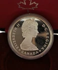 1985 Canada Silver Dollar Proof (National Parks Moose w/OGP and COA)
