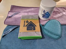 NORWEX LOT Multi Purpose Cloths Kitchen Face Microfiber Cleaner Laundry Booster