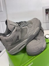 Jordan Air Jordan 4 Mens Gray Mid Top Lace-Up...