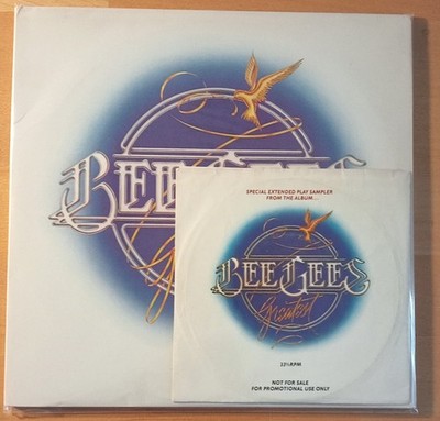 BEE GEES GREATEST DLP PROMO  +  EP PROMO + DLP  SATURDAY NIGHT FEVER  SEALED !!!