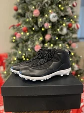 Jordan 10 Superbad football Cleats- NFL - JOE HADEN - Size 11 - NEW - Black