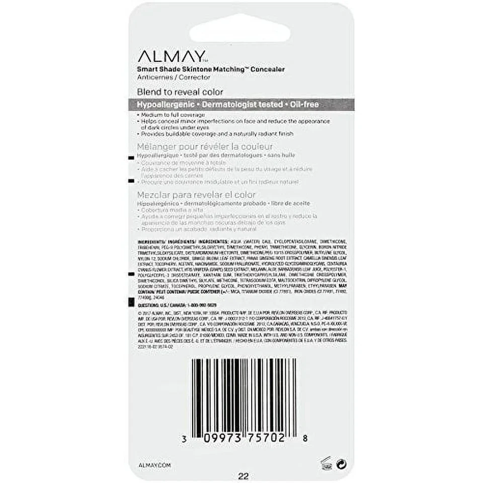 lmay Smart Shade Concealer, (020 Pale) Light/Medium - Image 2 of 2