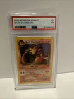 2000 POKEMON ROCKET #21/82 DARK CHARIZARD PSA 1