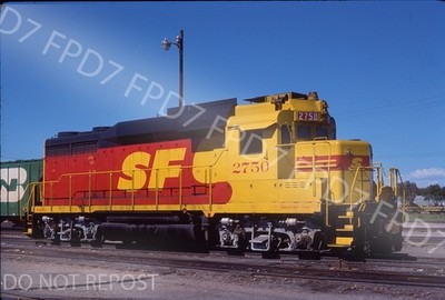 ORIGINAL SLIDE ATSF Santa Fe GP30U 2750;Pueblo,CO;September 1986 | eBay.de