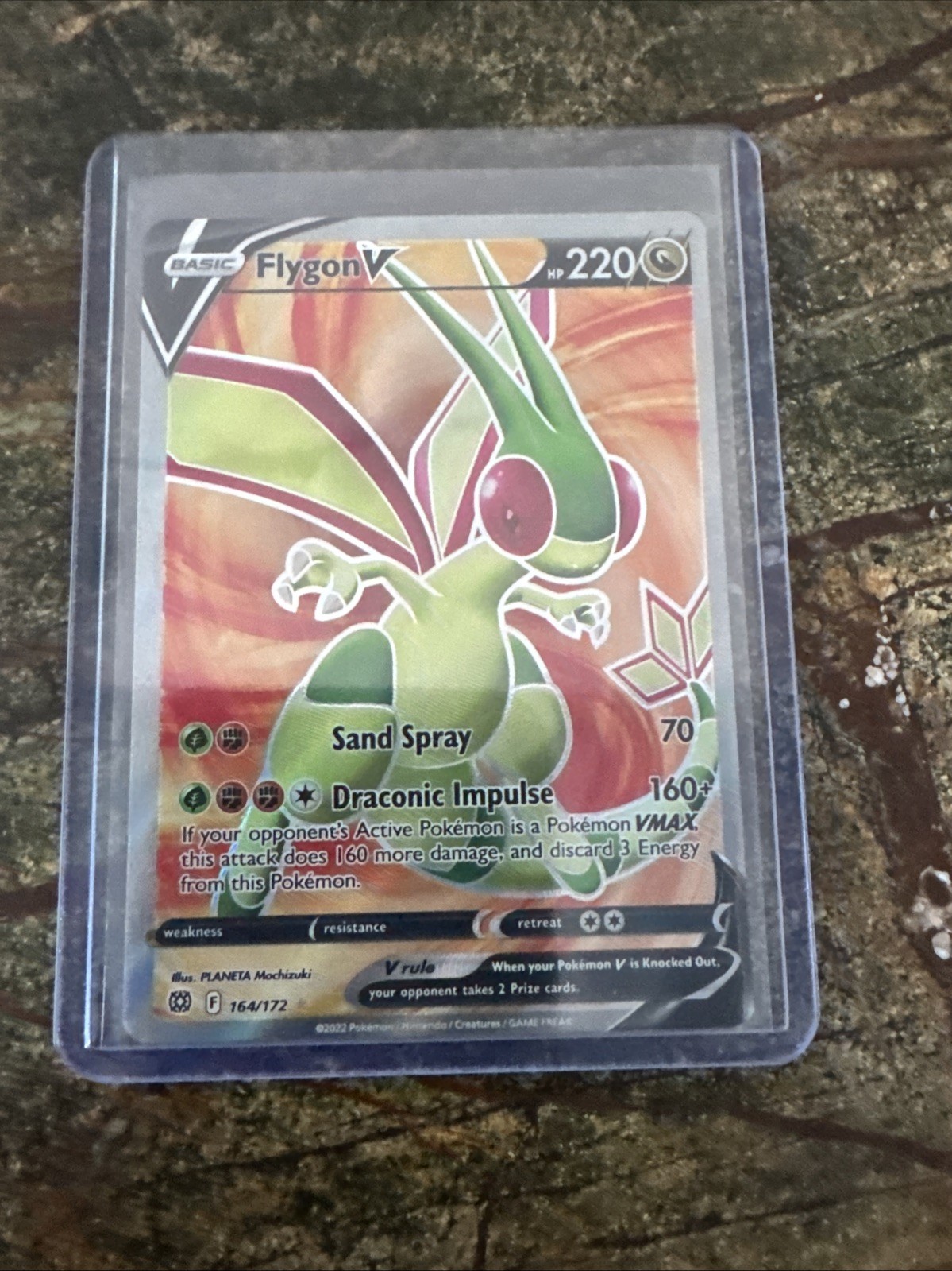 Flygon V (Full Art) 164/172 Swsh09: Brilliant Stars Holo