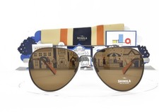 Shinola Flexon Aviator Sunglasses Runwell Collection Men's 56-16-145 071