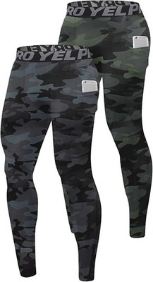 Men s Compression Pants 3-Pack Sports Fitness Gym Running Tight Leggings