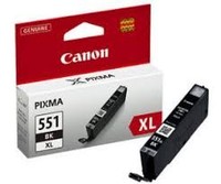 Canon CLI-551BK - 6508B001 - Tinte Schwarz - FüR Pixma Ip8750, Ix6850, MG5550,
