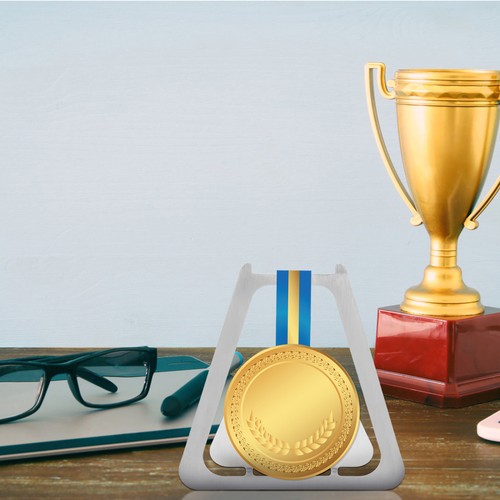 Easel Display Stand Medal Trophy Stand Running Medal Display - Picture 9 of 12