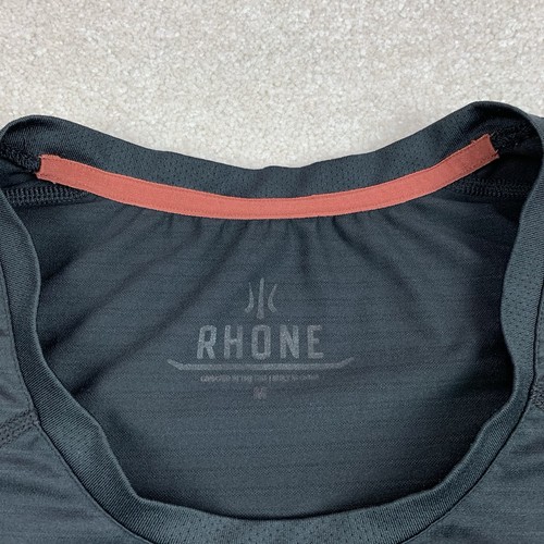 RHONE Bulldog Tank Top Black Men’s Medium Gym Workout Athletic Performance - Picture 11 of 15