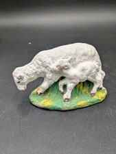 Santon groupe mouton et agneau ancien crèche