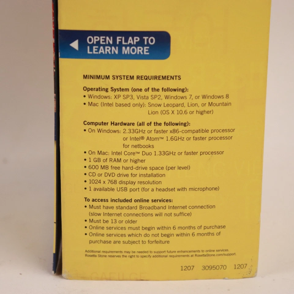 Rosetta Stone Spanish/Espanol Latin America Level 1-5 Interactive Set Brand New - Image 4 of 4