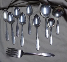 10 King Edward National Silver Plate Serving Pieces  C2