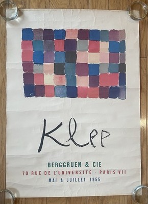 PAUL KLEE 1955 Art Exhibition Poster RARE VINTAGE ORIGINAL | eBay