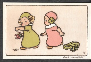CARTOLINA TUCK'S MOLTO RARA BAMBINI FIRMATA BERTIGLIA serie 3555