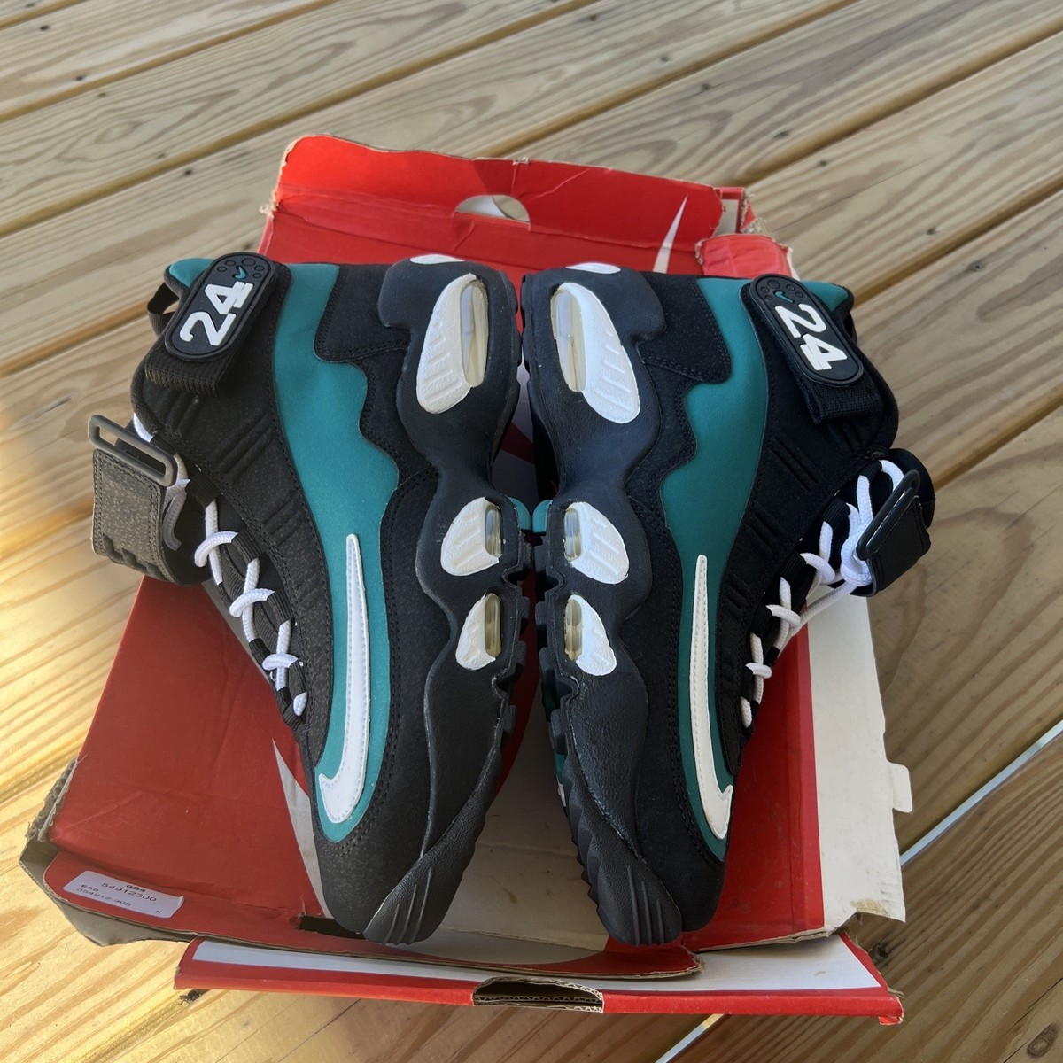 Nike Air Griffey Max 1 Black Teal Sneakers Freshwater | eBay