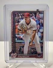 2025 Topps Mitchell Parker #684 Washington Nationals MLB Baseball Series 2 Base