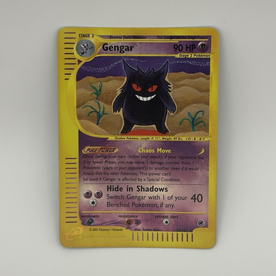 Pokemon TCG Gengar 013/165 Expedition Base Set Reverse Holo Rare ENG 2002