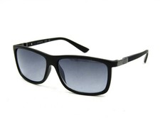 GUESS GF0191 Unisex Square Sunglasses, 02W Matte Black / Blue Gradient 59mm 701