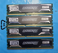 16 Gb 4 X 4GB Crucial Ballistix BLS4G3D1609DS1S00.16FPR2 1600MHZ 9-9-9-24 1.5V