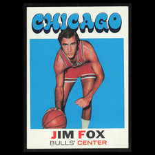 Jim Fox #3 1971 Topps Chicago Bulls Basketball Card NBA NM