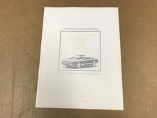 Vintage 1993 Chrysler LeBaron Coupe & Convertible Dealership Salesman Brochure