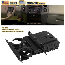 Dashboard Cup Holder Black For Ford F-150 2004-2008 Lincoln Mark LT 2006-2008