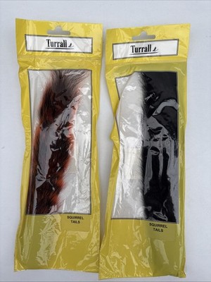 1 x Turrall orange 1 x schwarzer Eichhörnchenschwanz