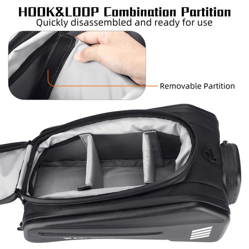 Bicycle Battery Storage Bag Waterproof Large Capacity E-Bike Battery Pouch Auk - Picture 15 of 22