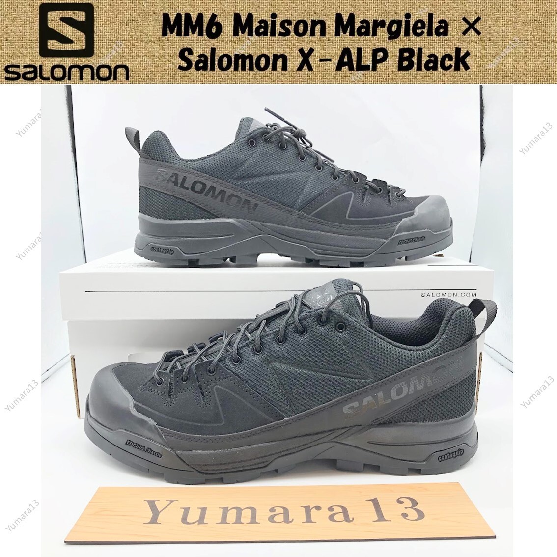 MM6 Maison Margiela × Salomon X-ALP Black L47536100 Men's MM6 Maison Margiela × Salomon X-ALP Black L47536100 Men's