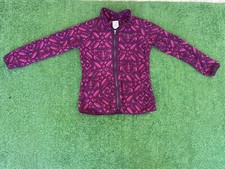 Columbia Frozen II Fleece Jacket Girls Size XL 18-20 Anna Purple Full Zip