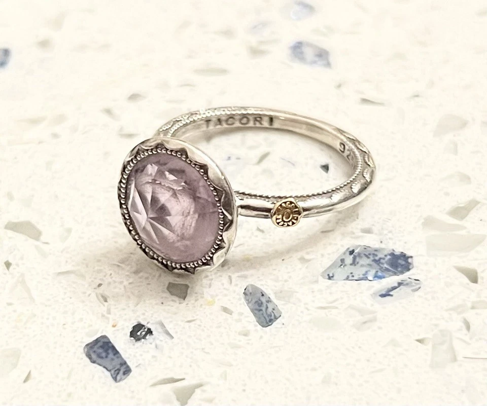 Tacori Crescent Embrace Bezel Ring featuring Amethyst - Image 2 of 4