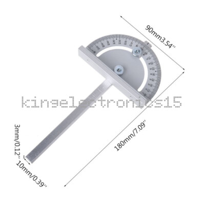 Mini Saw Circular Saw Table Woodworking Machines T style Groove Angle Ruler K9