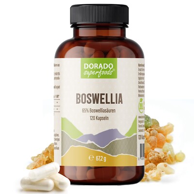 Boswellia serrata Kapseln hochdosiert   460mg   65% Boswelliasäuren   120 Stück