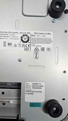 NCR RealPOS XR4 Point of Sale Terminal Gateway Computer, Dual Core 4GB/500GB W10 - Picture 6 of 10
